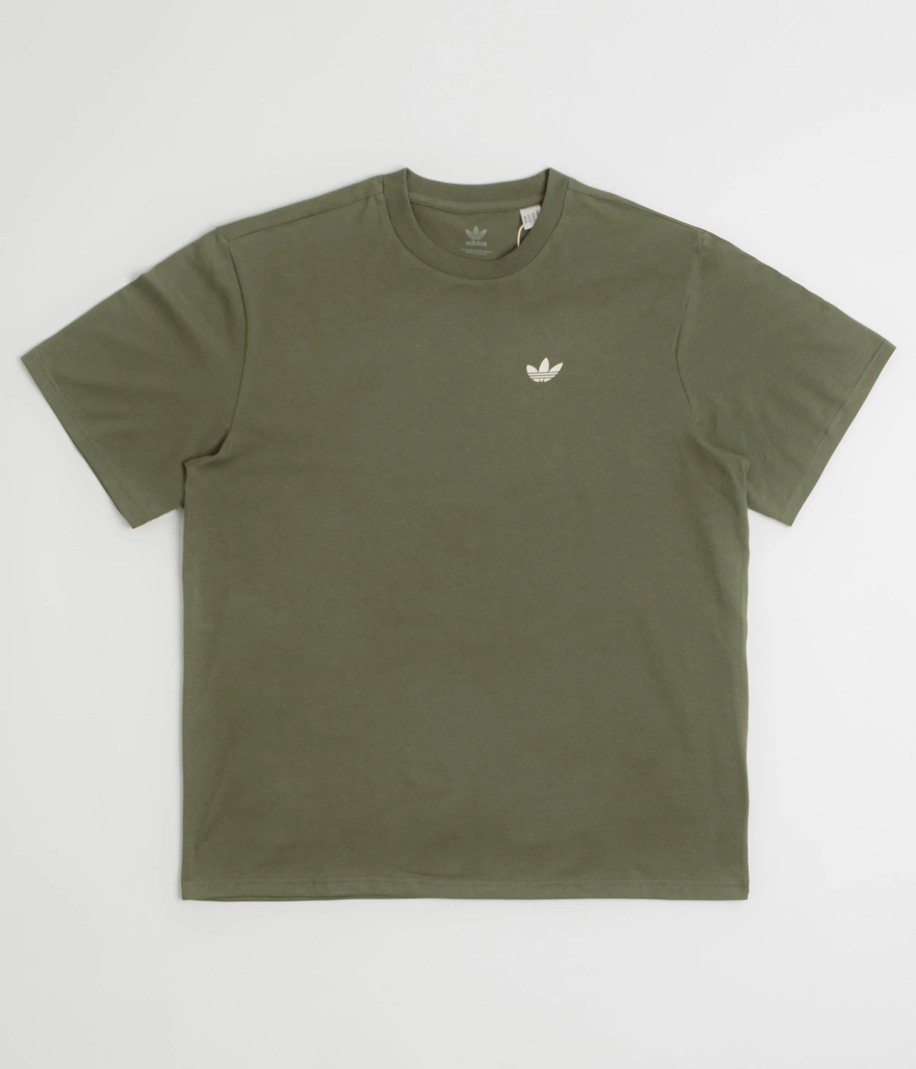 Adidas 4.0 Logo T-Shirt - Olive Strata