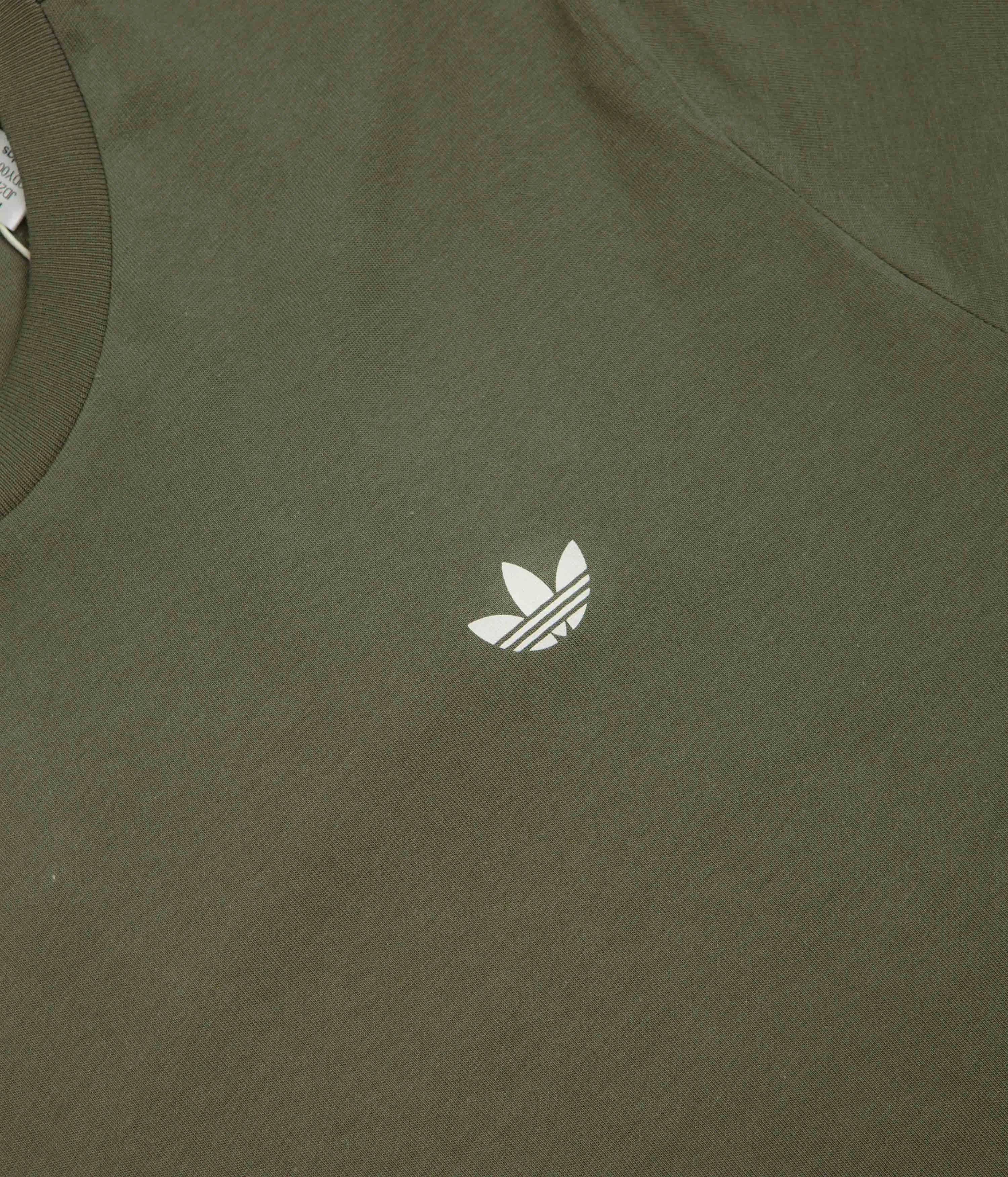 Adidas 4.0 Logo T-Shirt - Olive Strata
