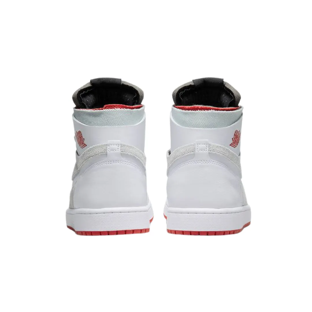 Air Jordan 1 High Zoom Air CMFT Hare White Light Silver Dark Concord True Red