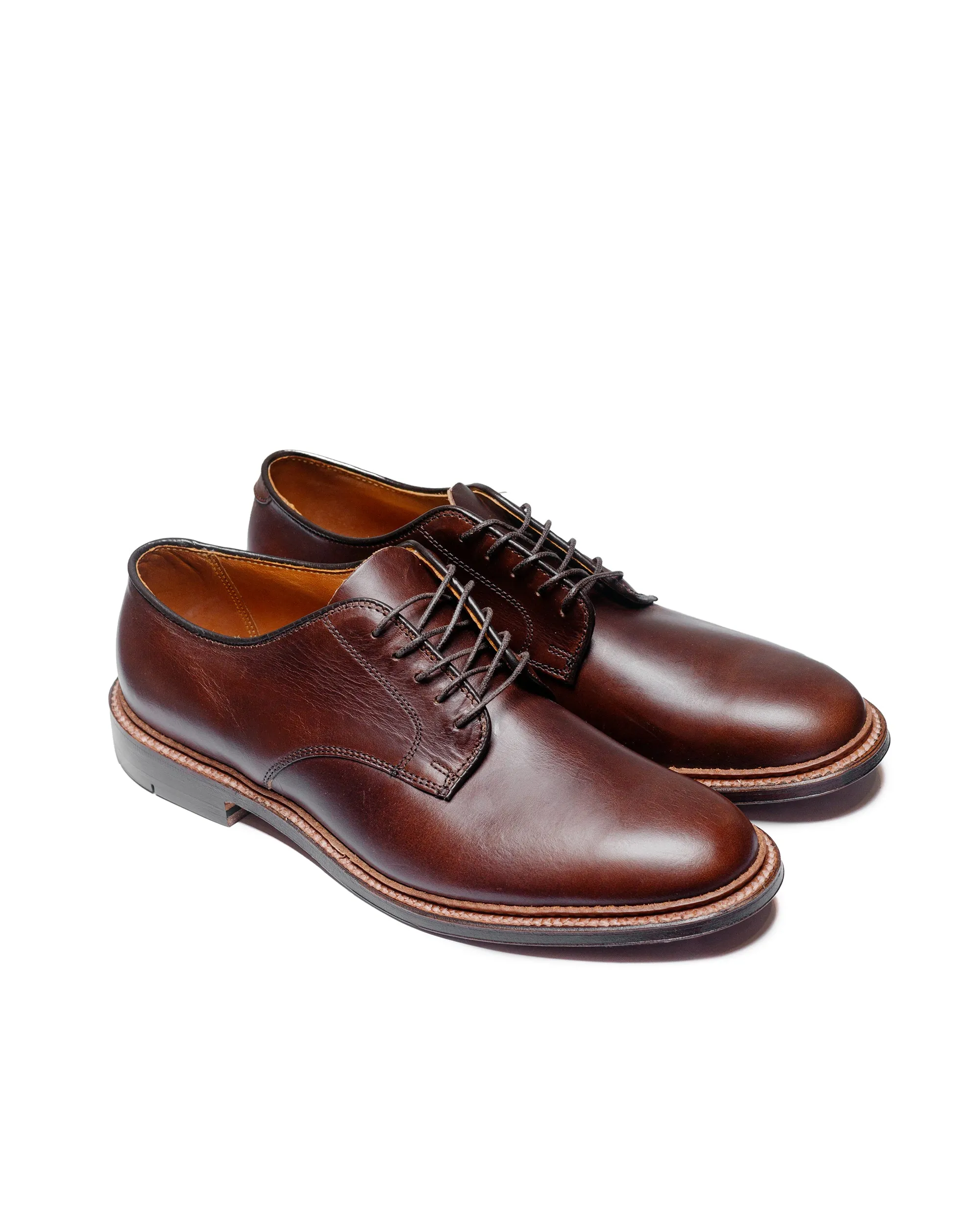 Alden Plain Toe Blucher Unlined Brown Chromexcel 29364F