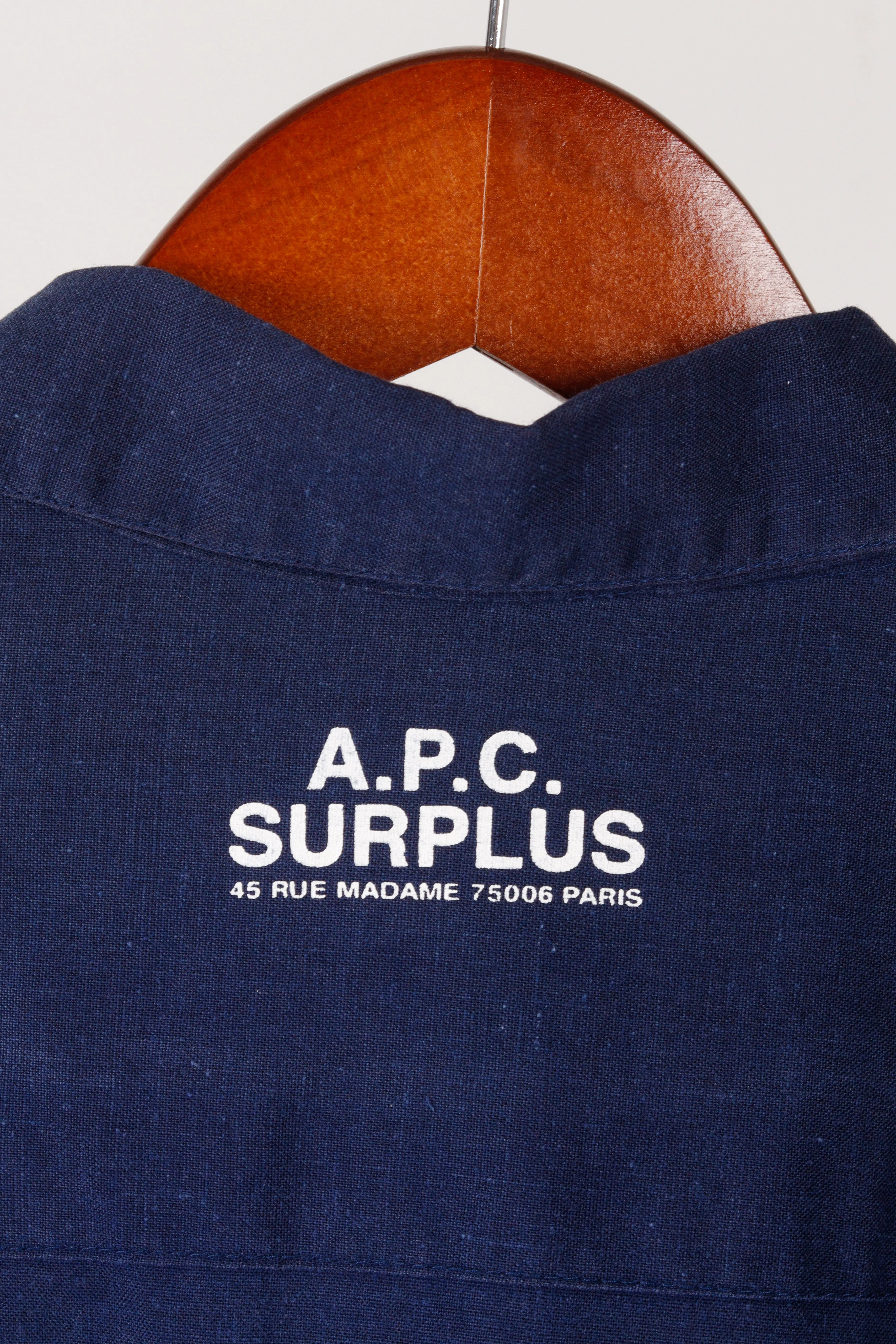 APC Surplus 'Lightweight Military' Shirt Navy