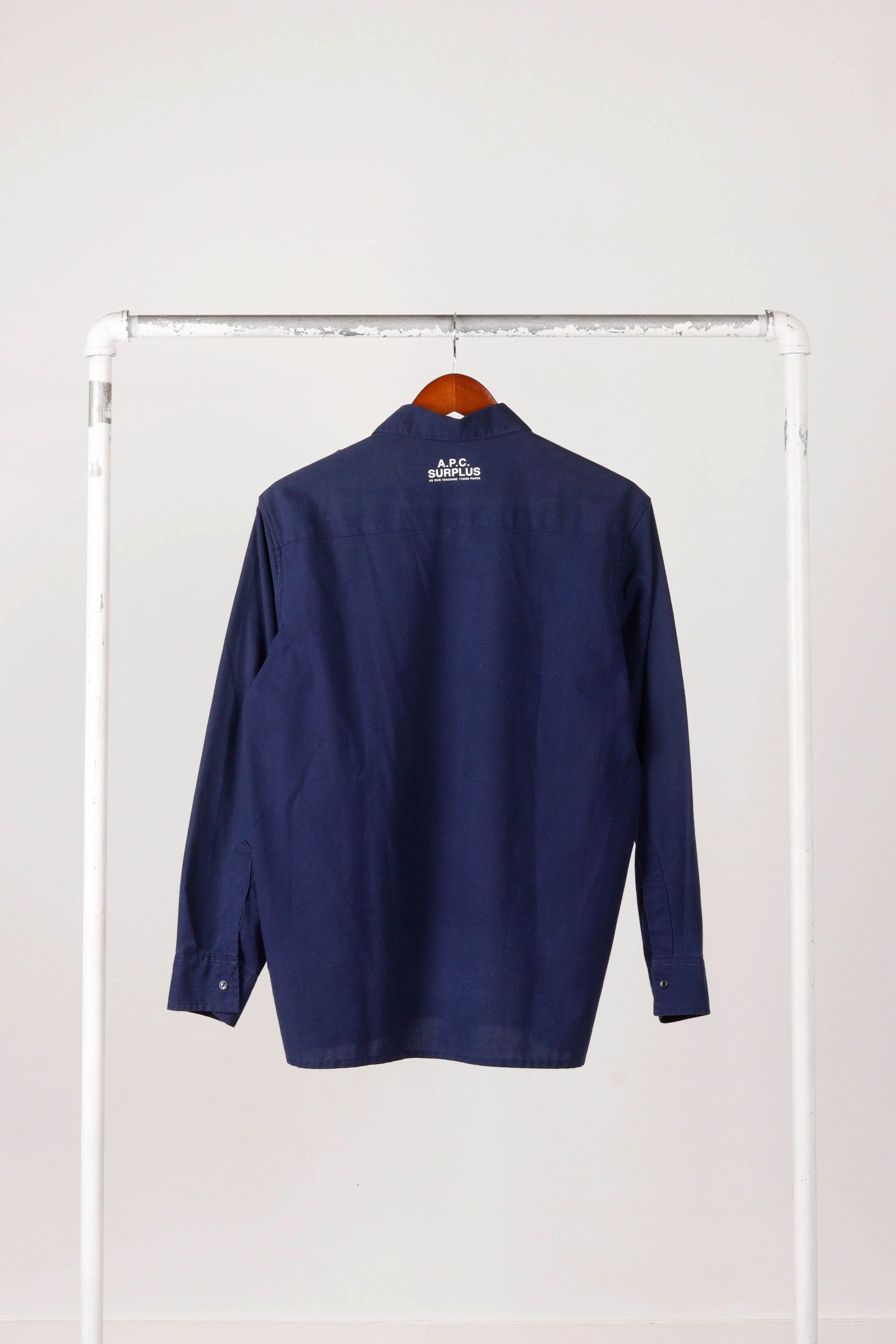 APC Surplus 'Lightweight Military' Shirt Navy