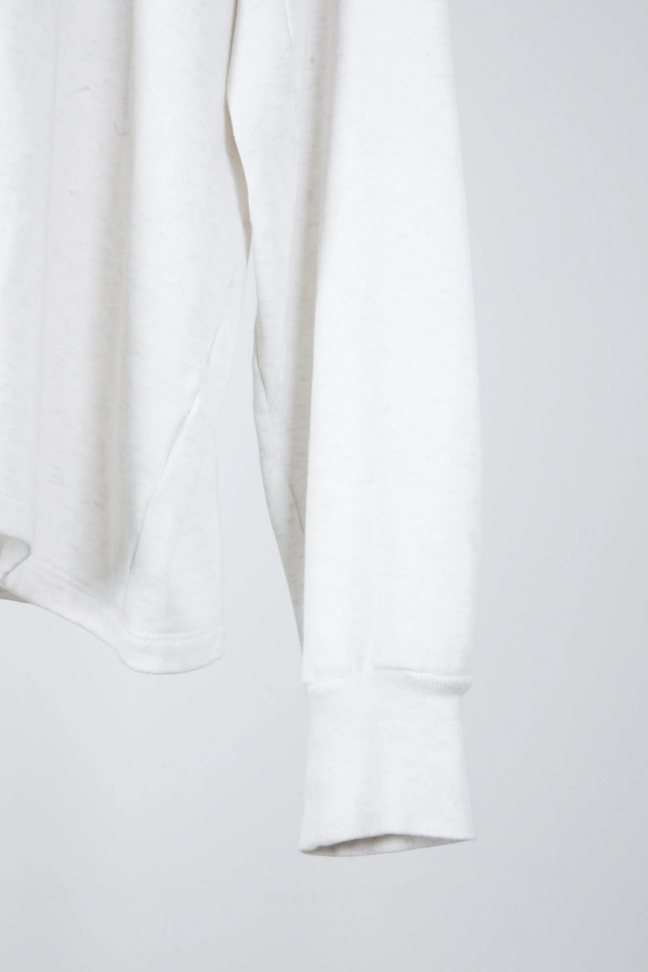 AURALEE SS22 'Lightweight Cotton' Crewneck White Melange