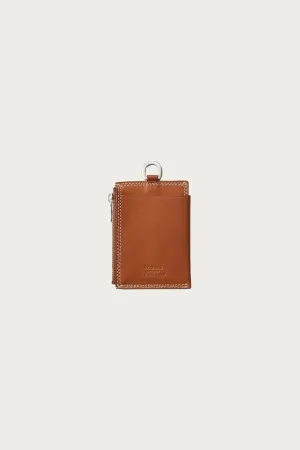 Bay Ray Zip Card Case - Cognac
