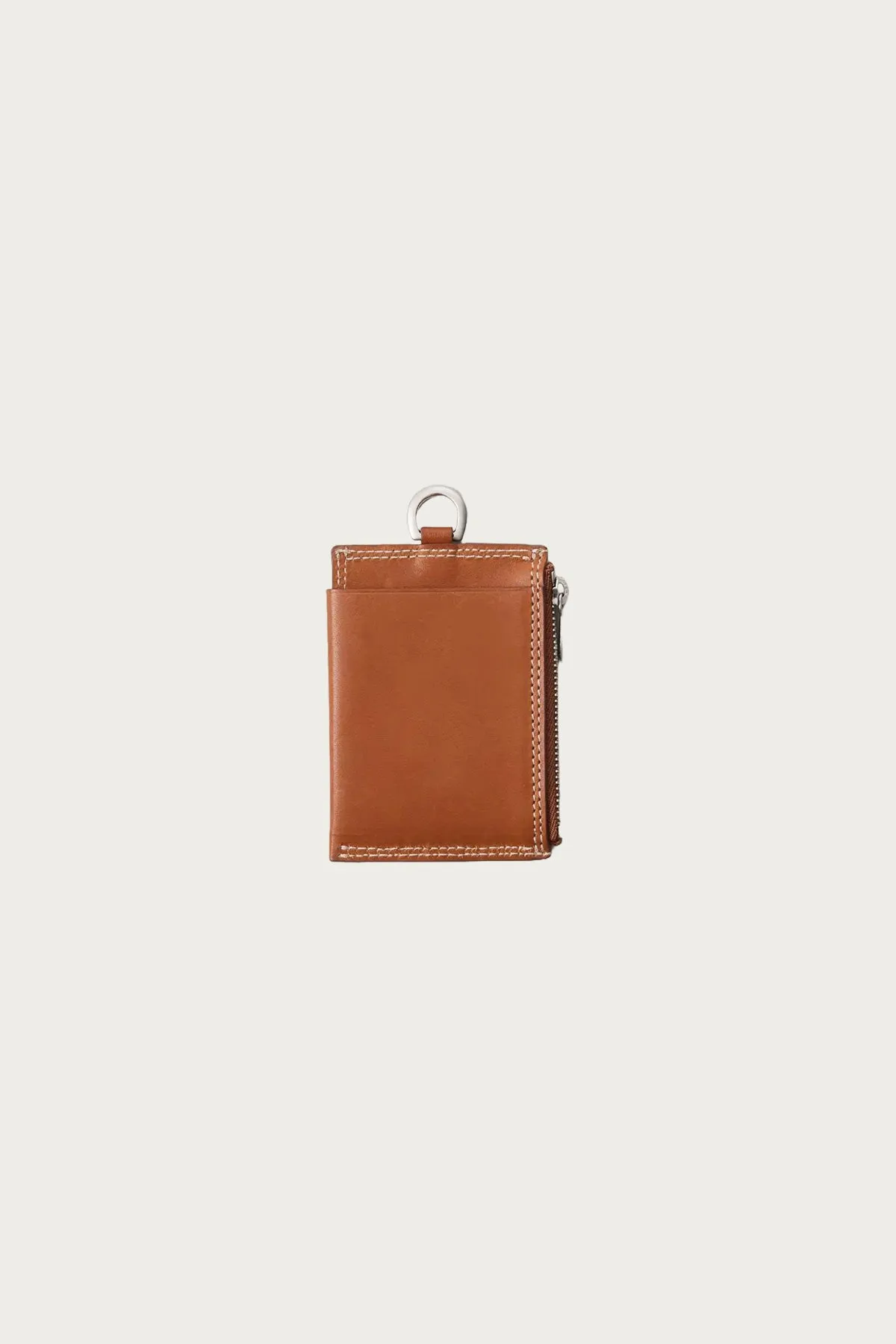 Bay Ray Zip Card Case - Cognac