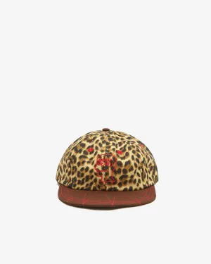 Brain Dead - Men's Logohead Longbrim Hat - (Leopard)