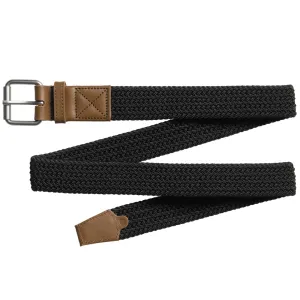 CARHARTT WIP JACKSON BELT // BLACK/DARK COGNAC