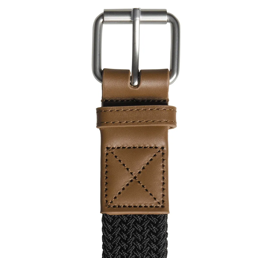 CARHARTT WIP JACKSON BELT // BLACK/DARK COGNAC