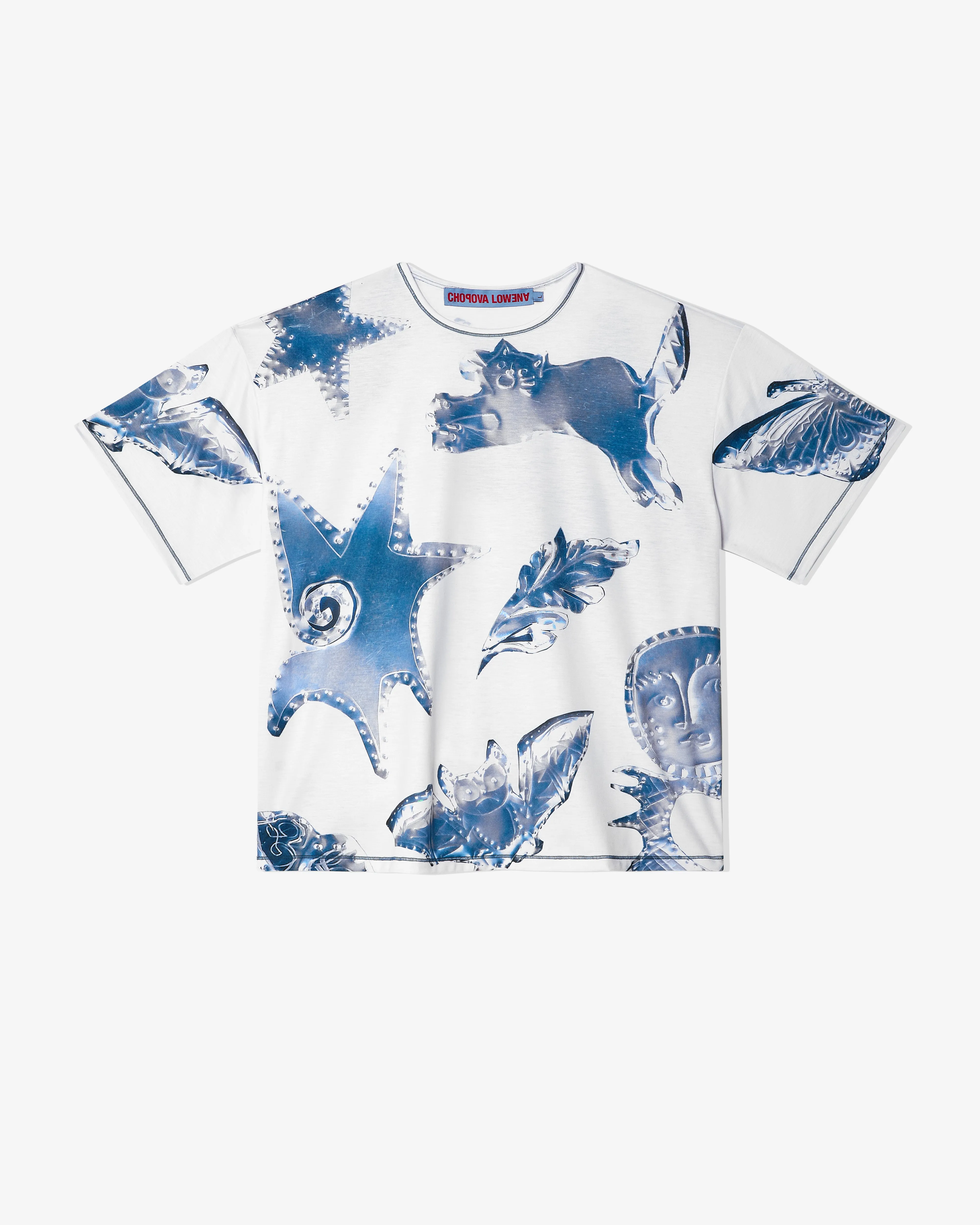 Chopova Lowena - Women's Zoom Spur Oversized Top - (White)