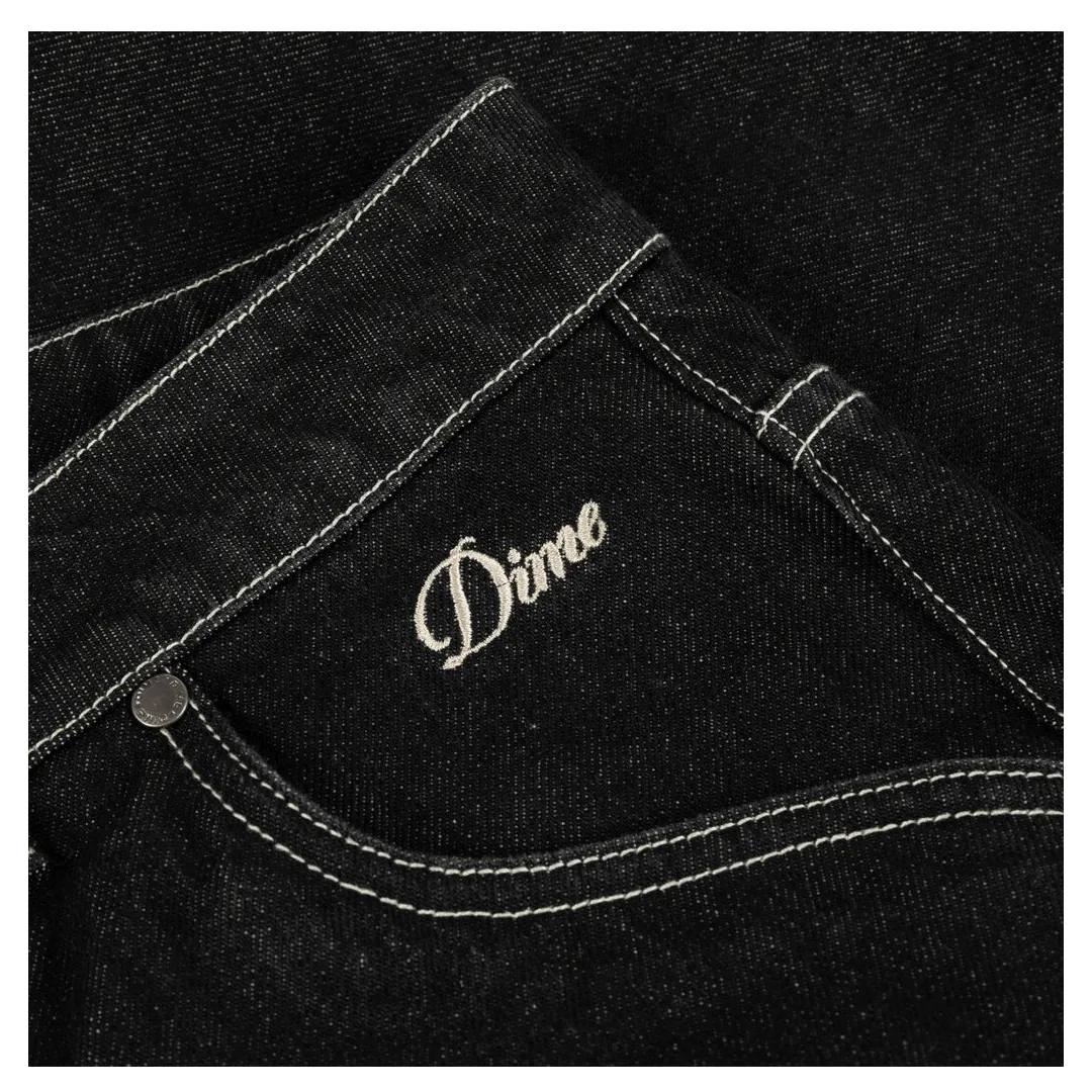 CLASSIC DENIM SHORTS BLACK WASHED
