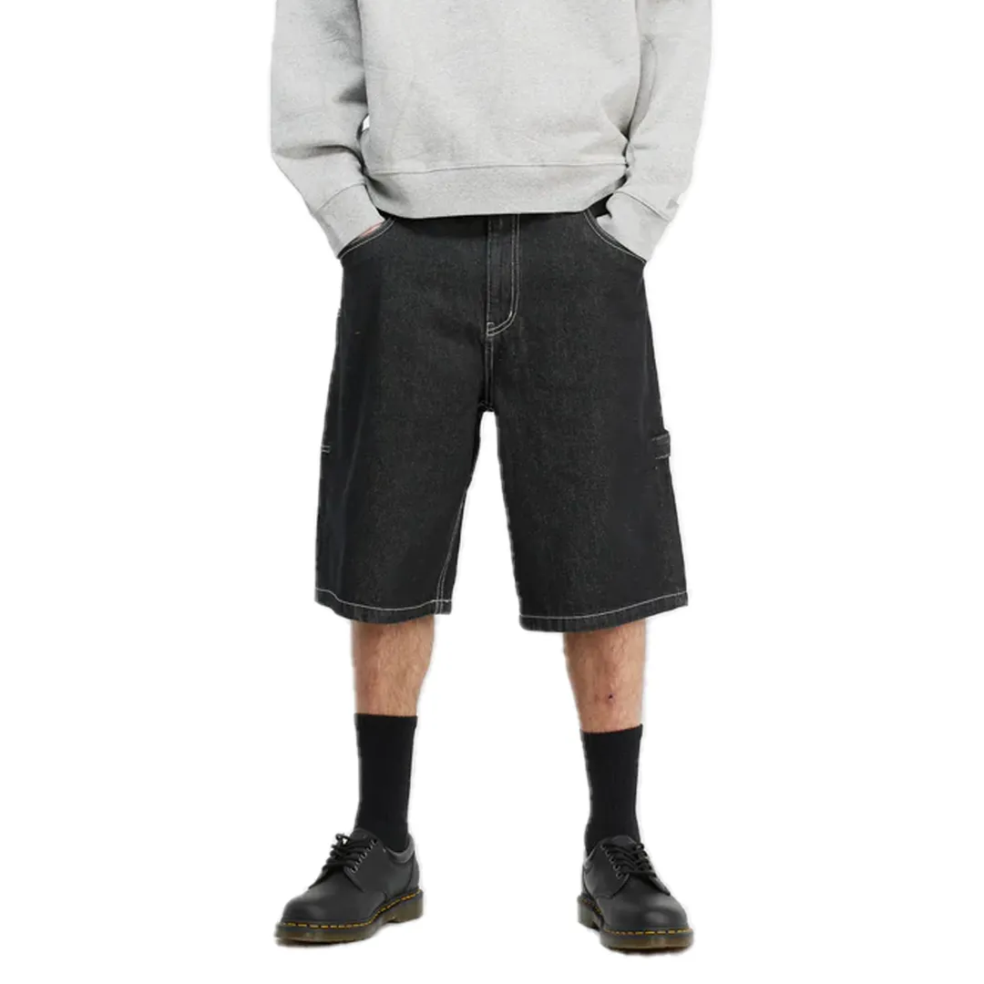CLASSIC DENIM SHORTS BLACK WASHED