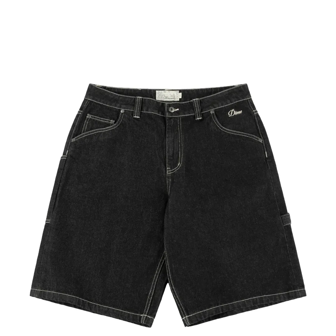 CLASSIC DENIM SHORTS BLACK WASHED