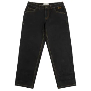 CLASSIC RELAXED DENIM PANTS BLACK WASHED