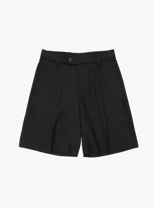 Classic Shorts Fine Black Stripes