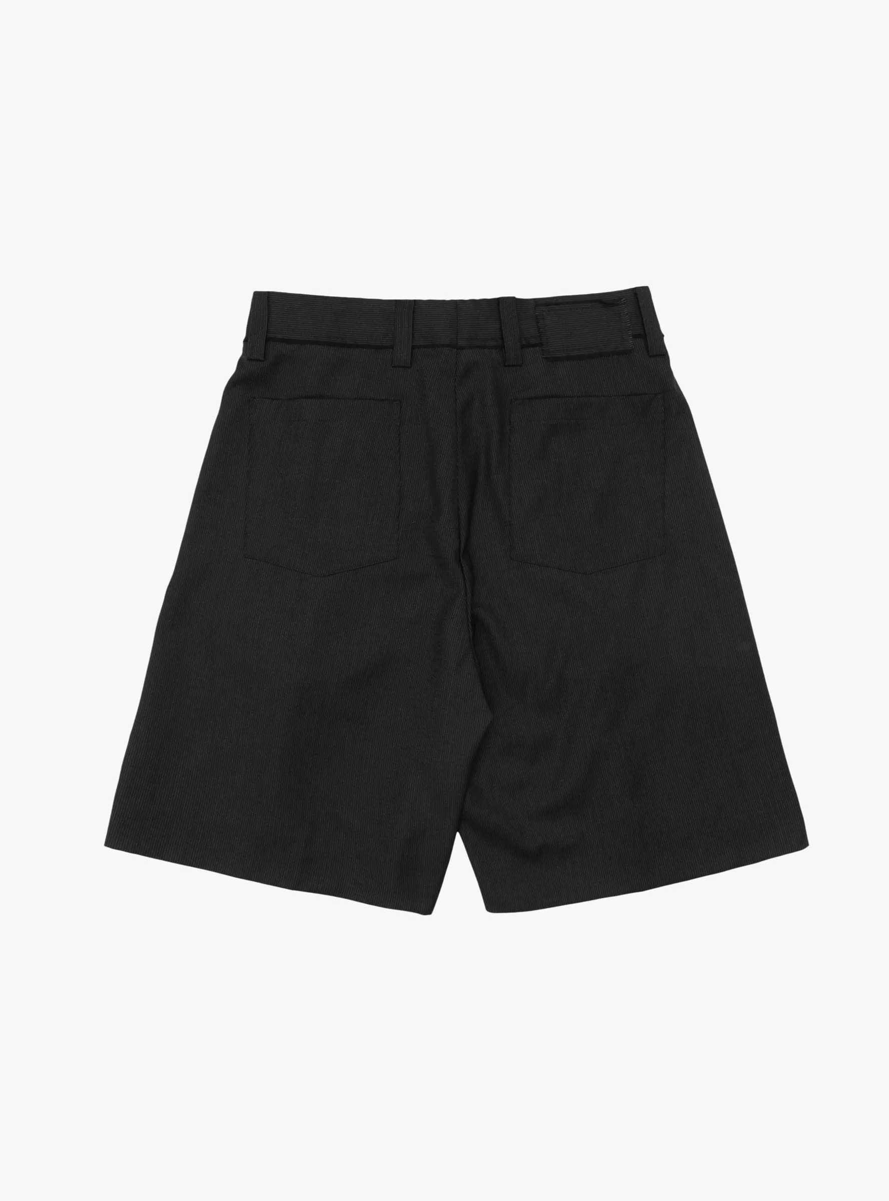 Classic Shorts Fine Black Stripes