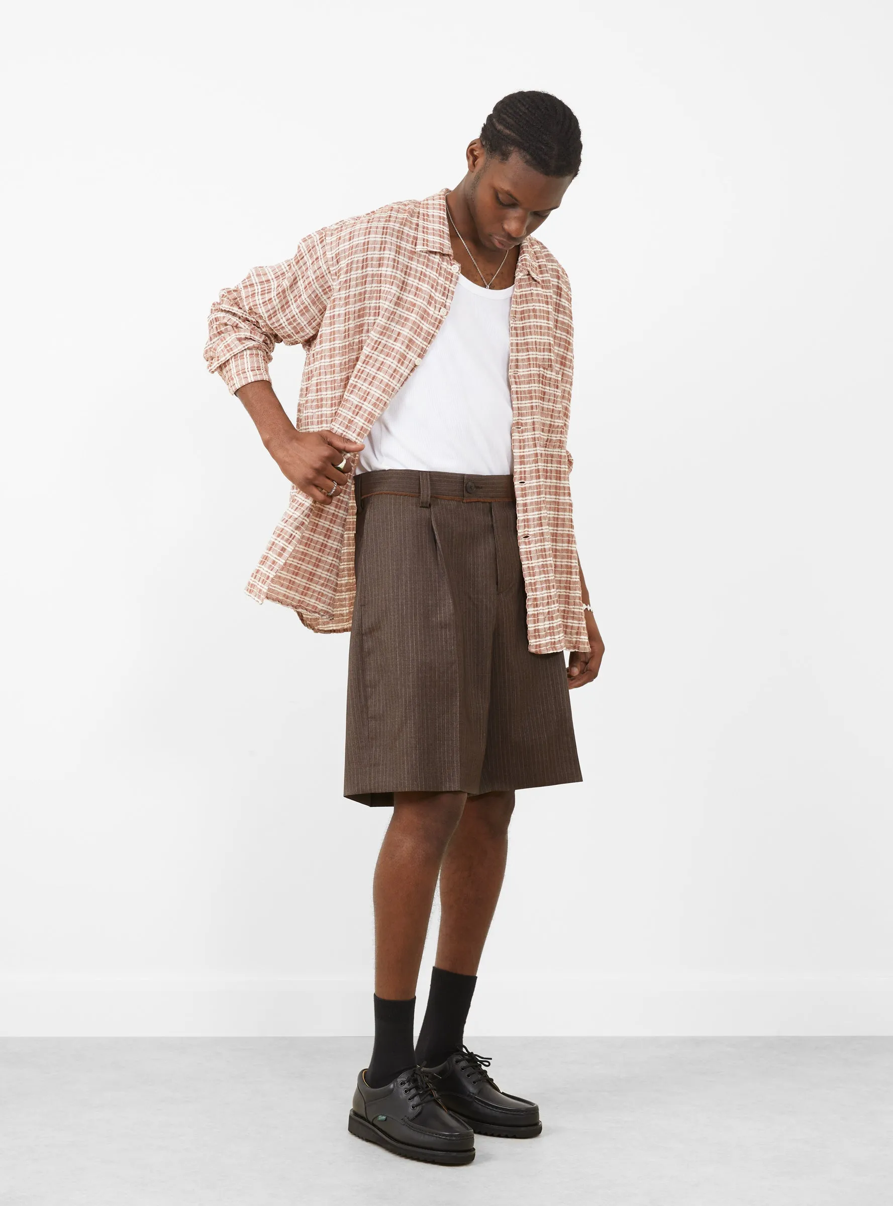 Classic Shorts Nutmeg Vintage Stripe