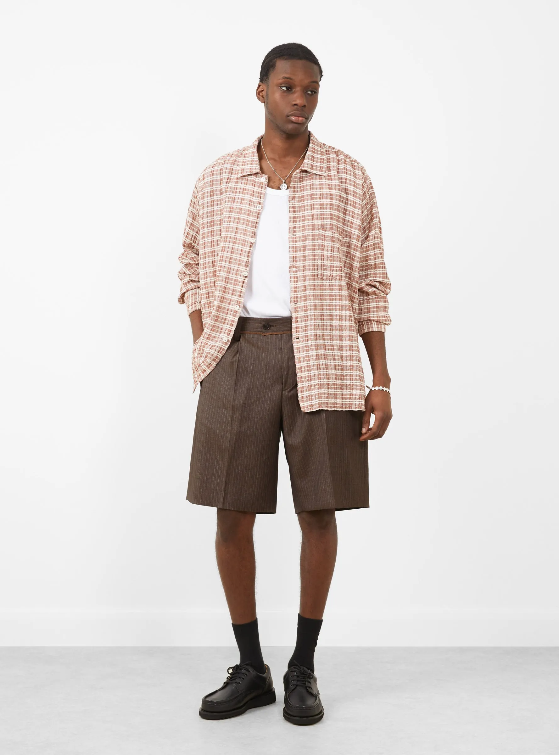 Classic Shorts Nutmeg Vintage Stripe