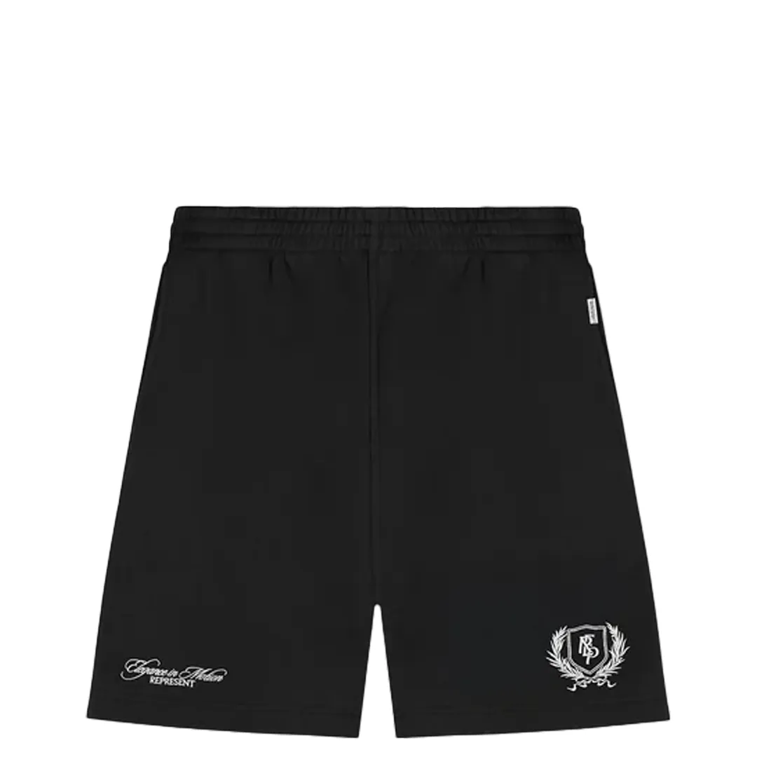 CREST SHORT JET BLACK