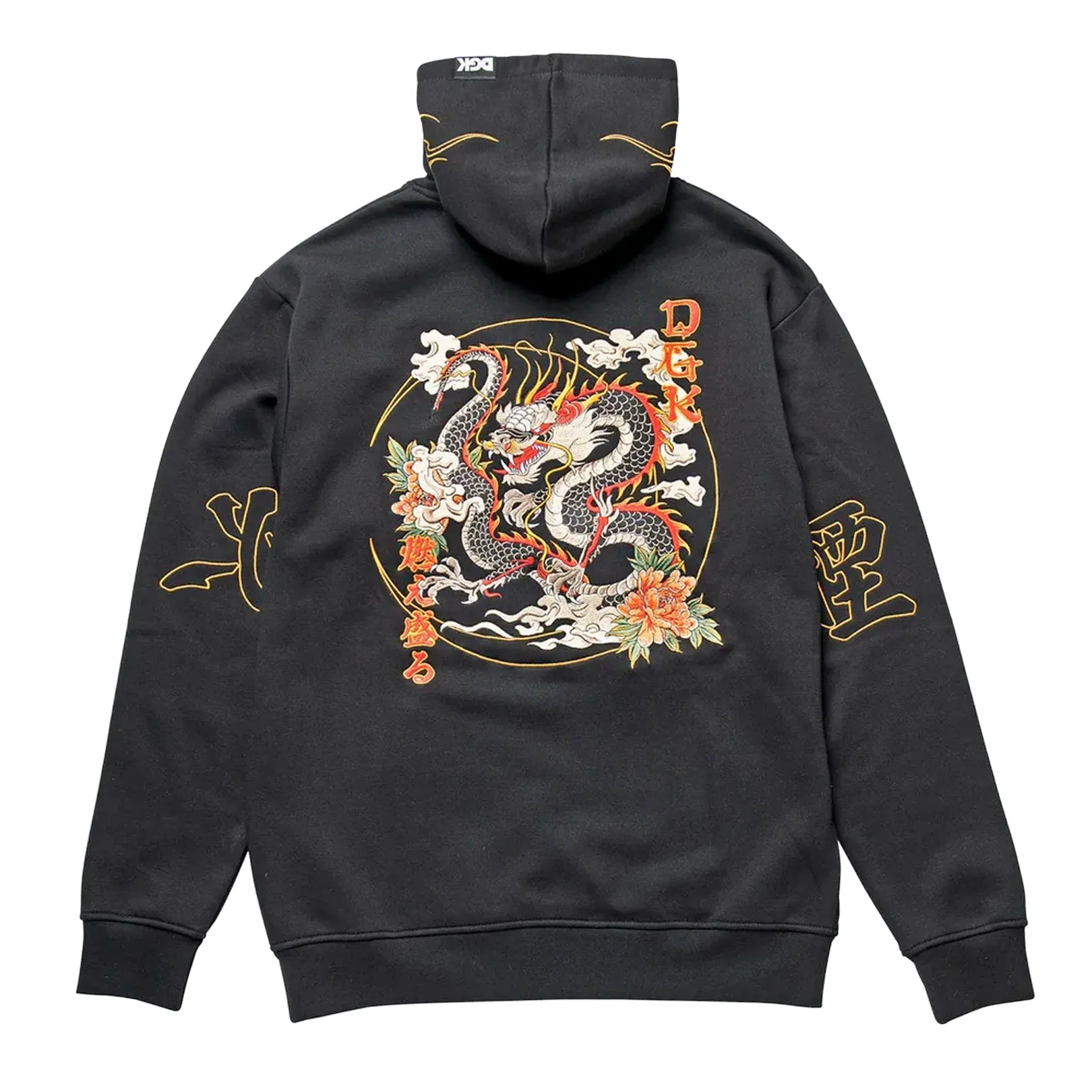 DGK Ryujin Embroidered Hood Black