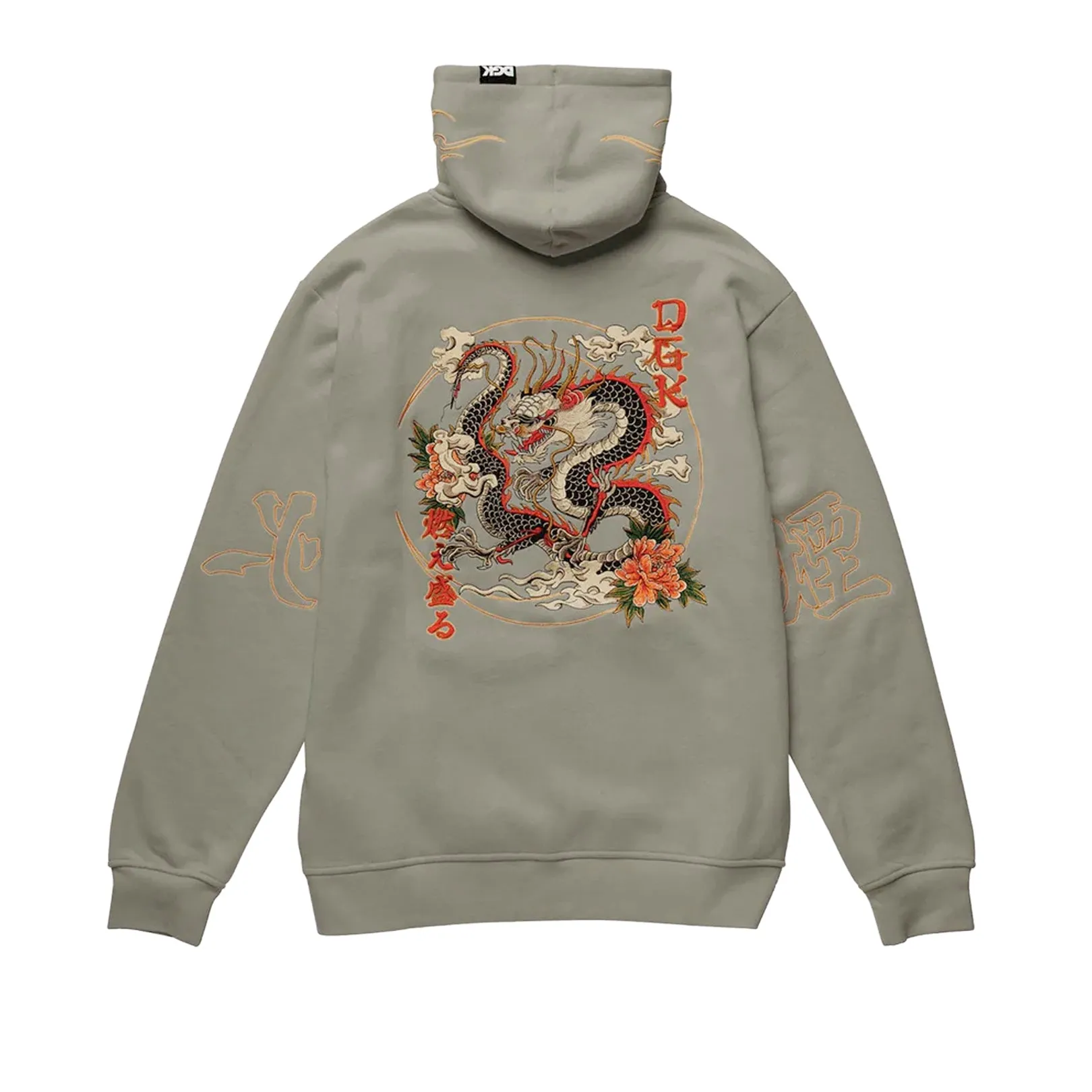 DGK Ryujin Embroidered Hood Green