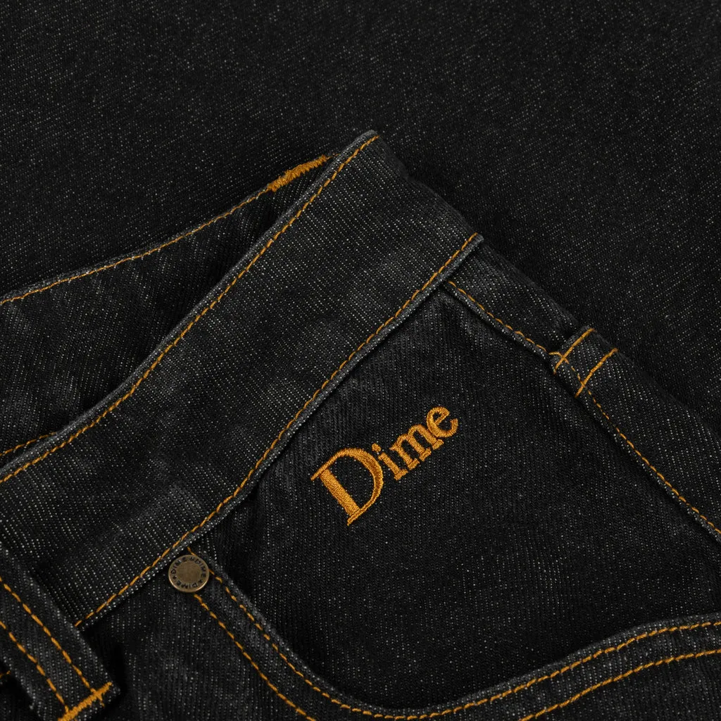 Dime Classic Relaxed Denim Pants // Black Washed
