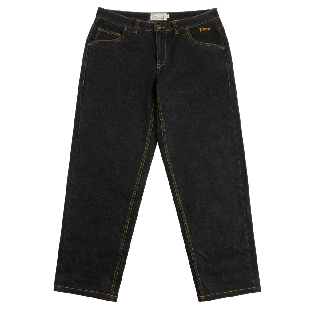 Dime Classic Relaxed Denim Pants // Black Washed
