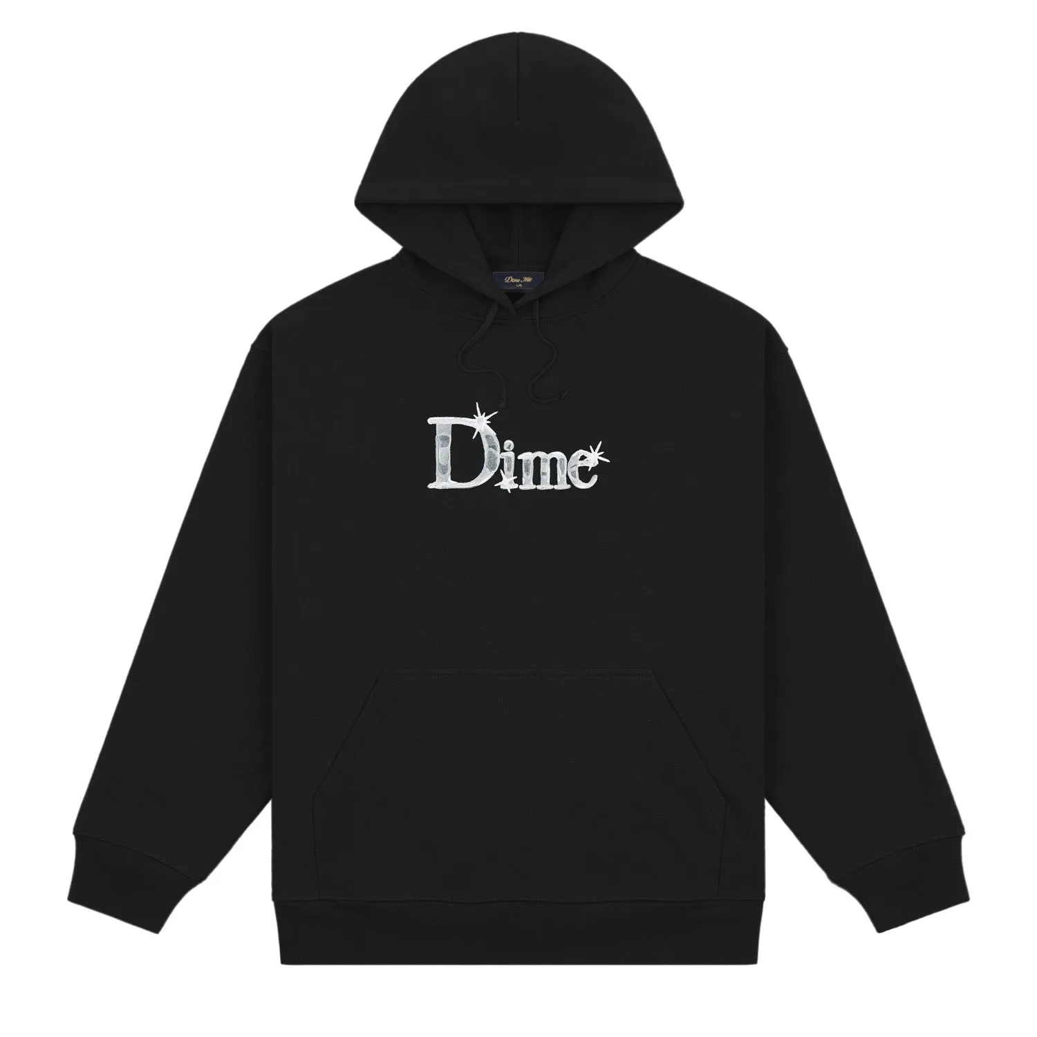 Dime Classic Shiny Hoodie Black