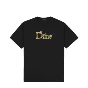 Dime Classic Shiny T-Shirt Black