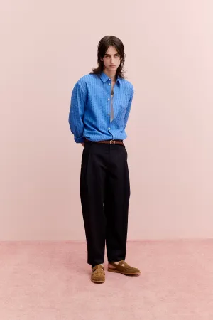 FOLDED WIDE TROUSERS