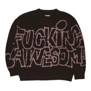 Fucking Awesome PBS Sweater // Black