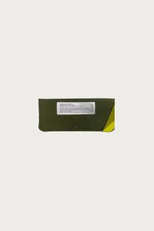 Glasses Sleeve - Olive/Yellow