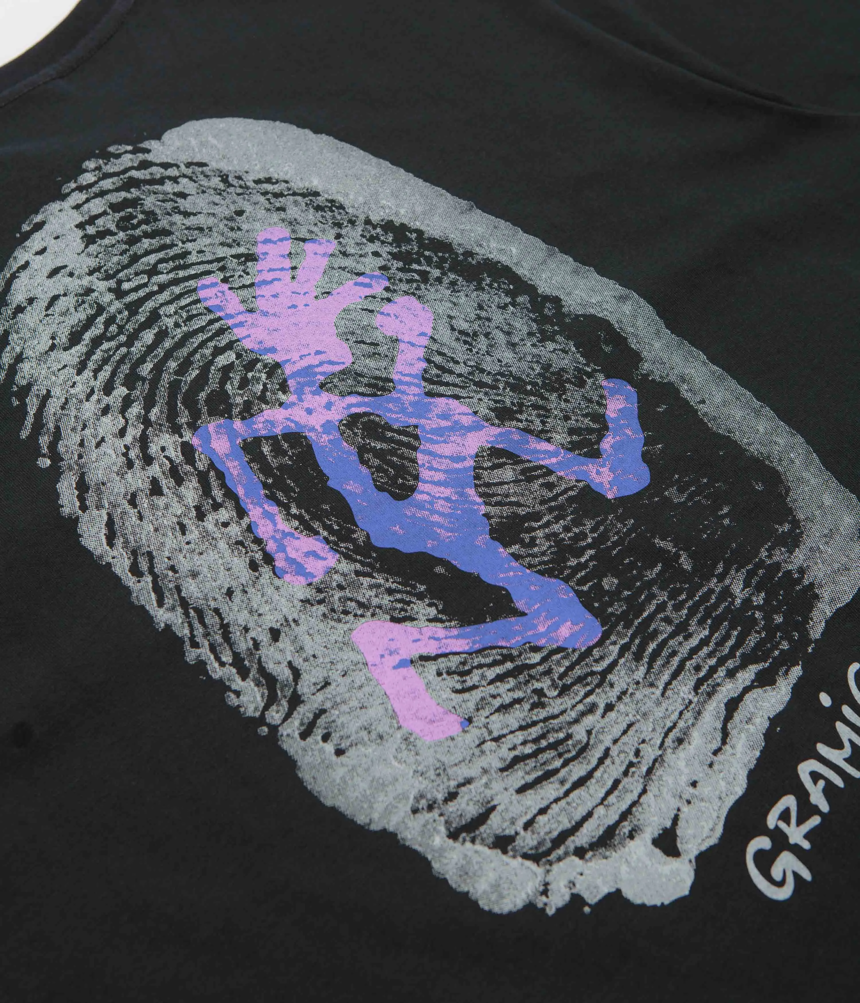 Gramicci Thumbprint T-Shirt - Vintage Black