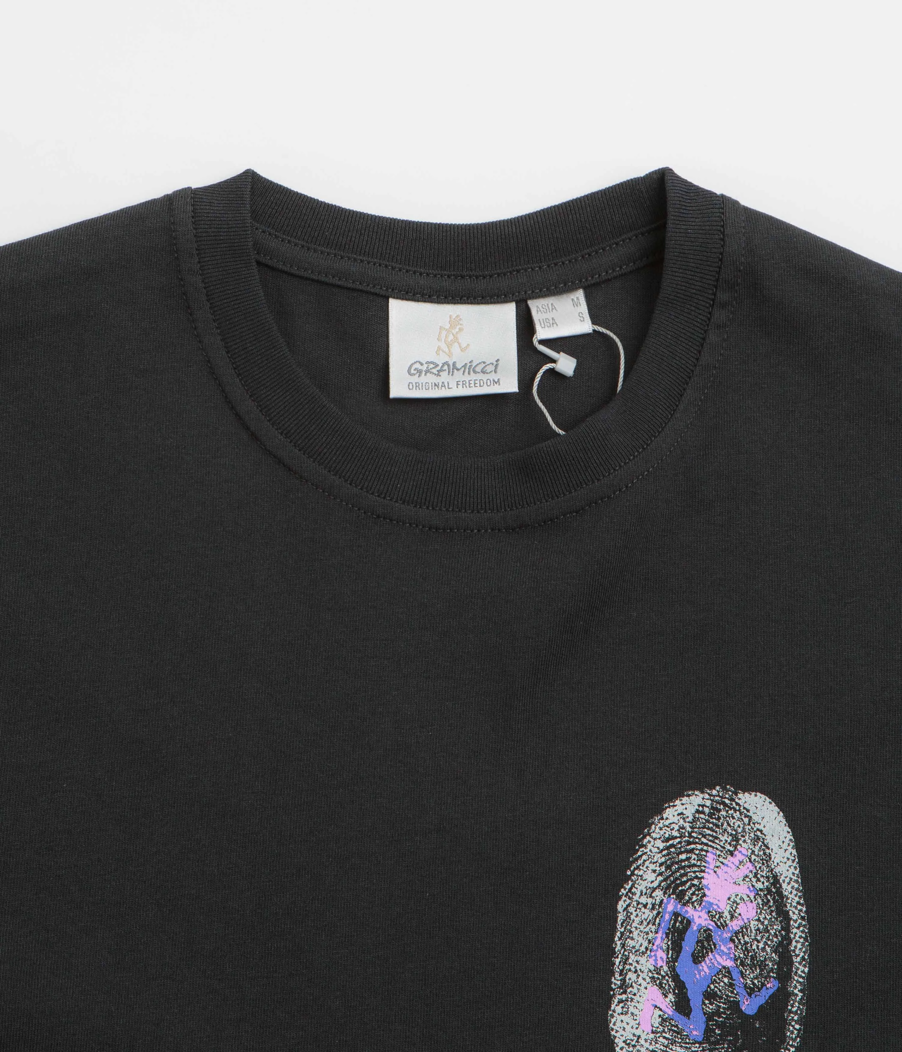 Gramicci Thumbprint T-Shirt - Vintage Black