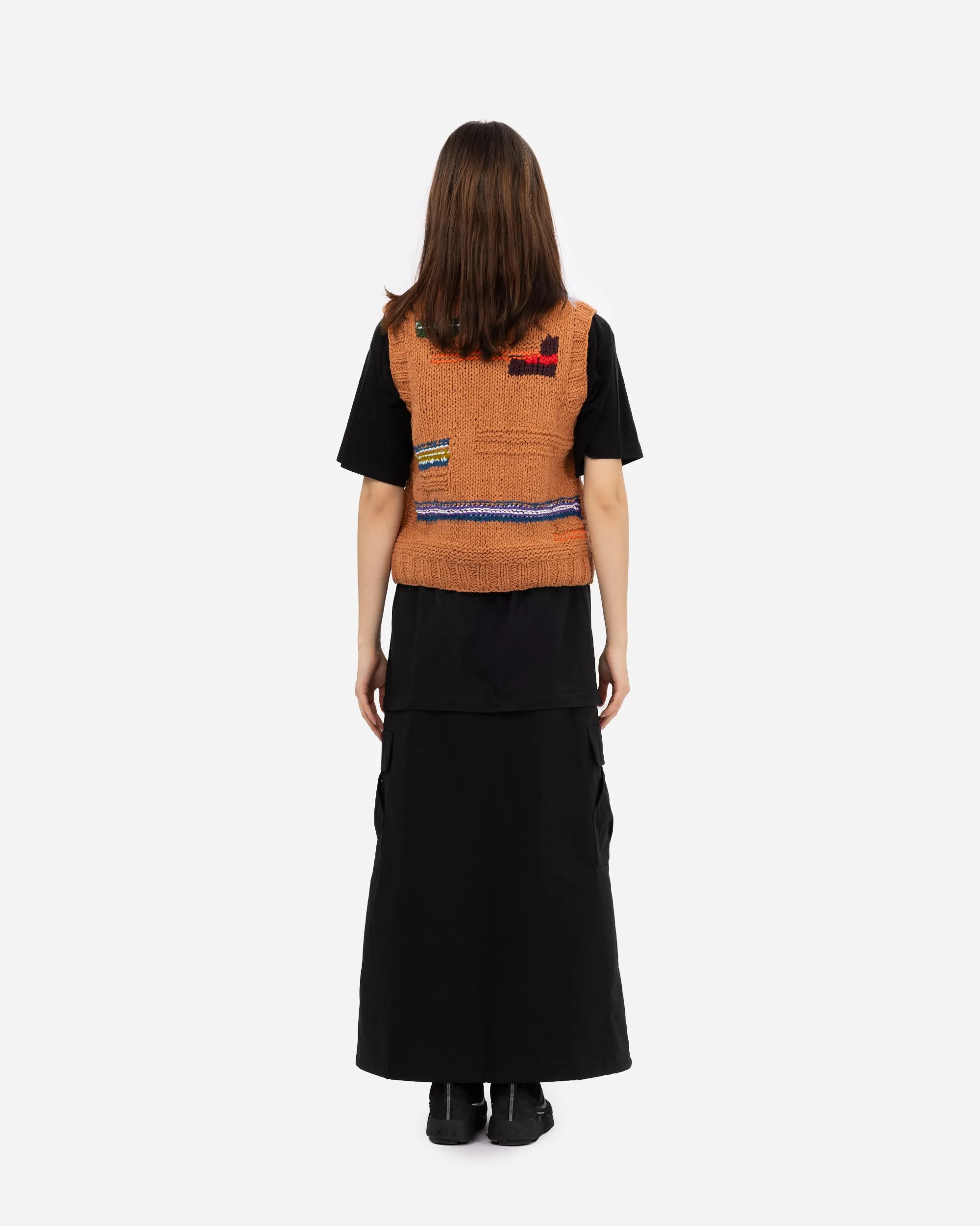 Handknit Zip Vest