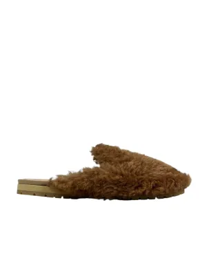Helmut Lang F/W 2016 shearling mules