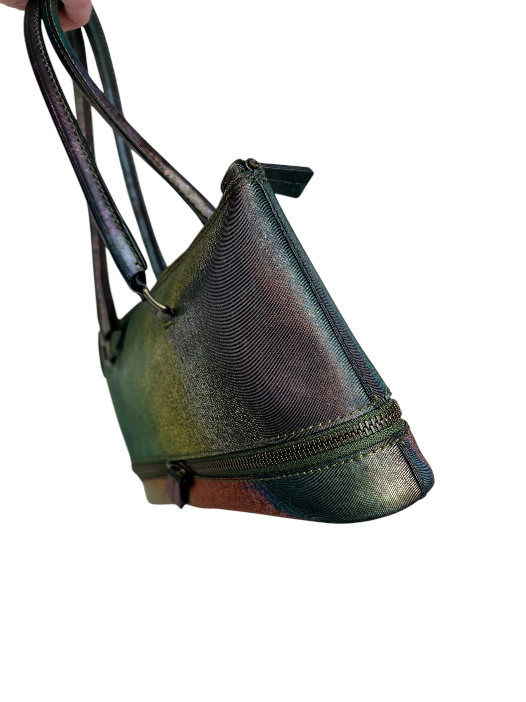 Jean Paul Gaultier F/W 1999 expandable iridescent bag