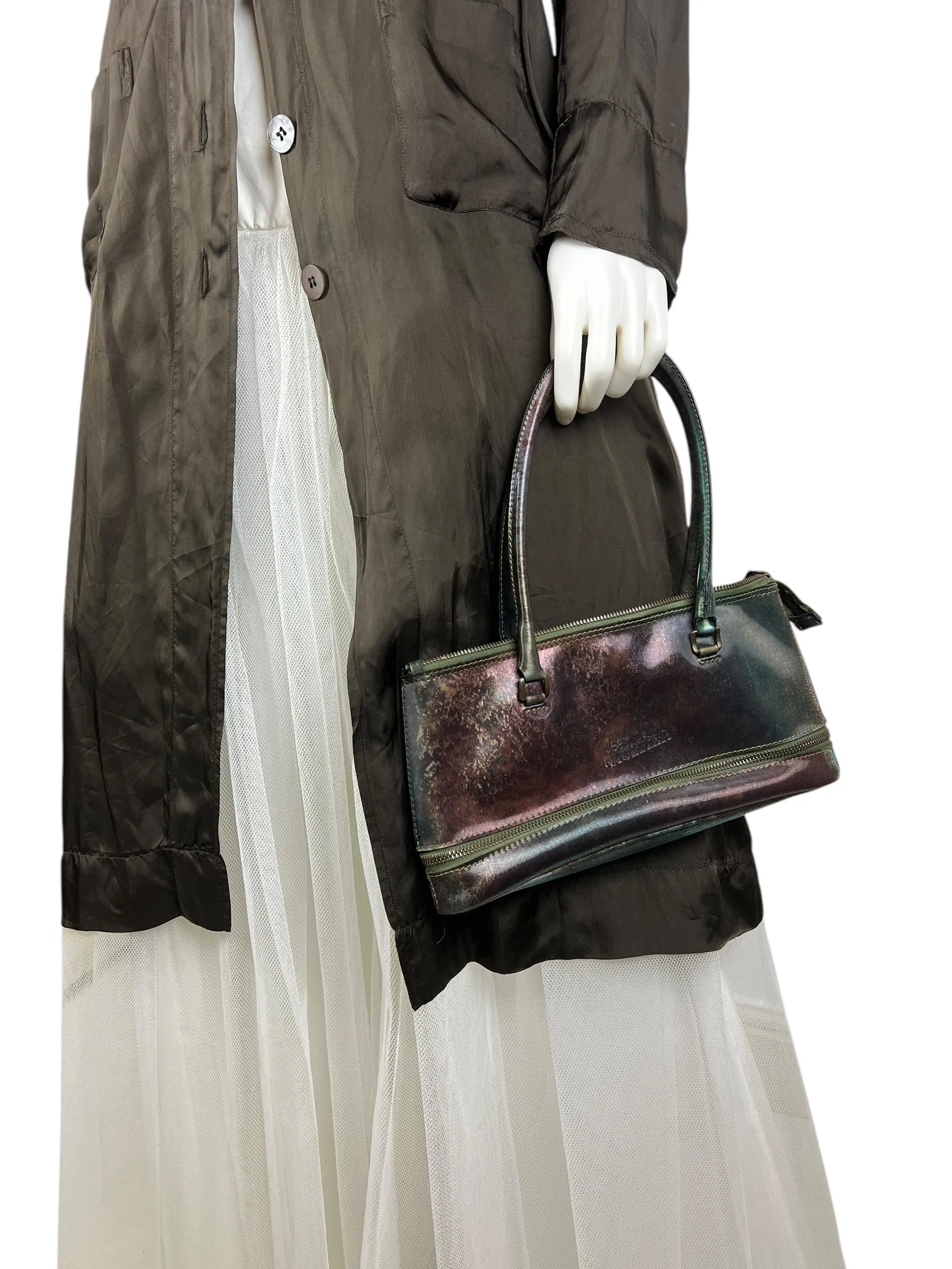 Jean Paul Gaultier F/W 1999 expandable iridescent bag