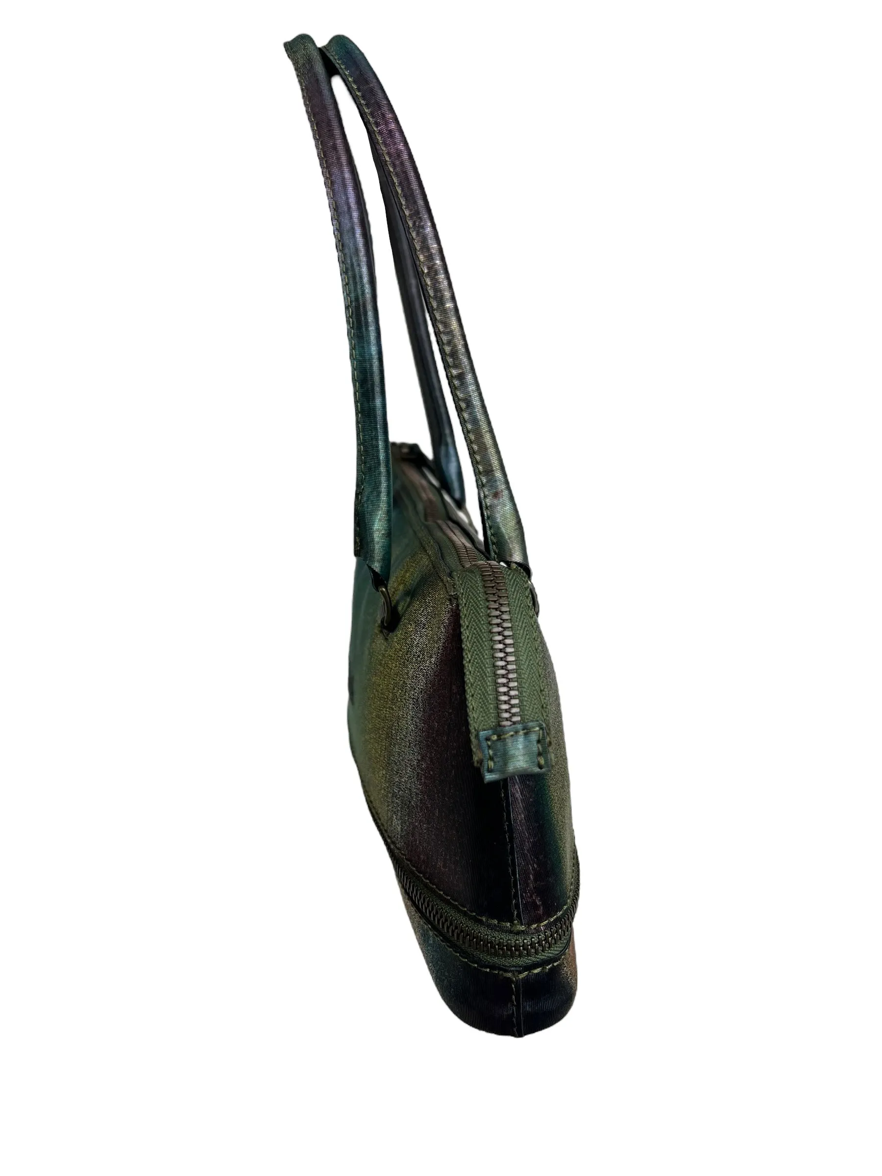 Jean Paul Gaultier F/W 1999 expandable iridescent bag
