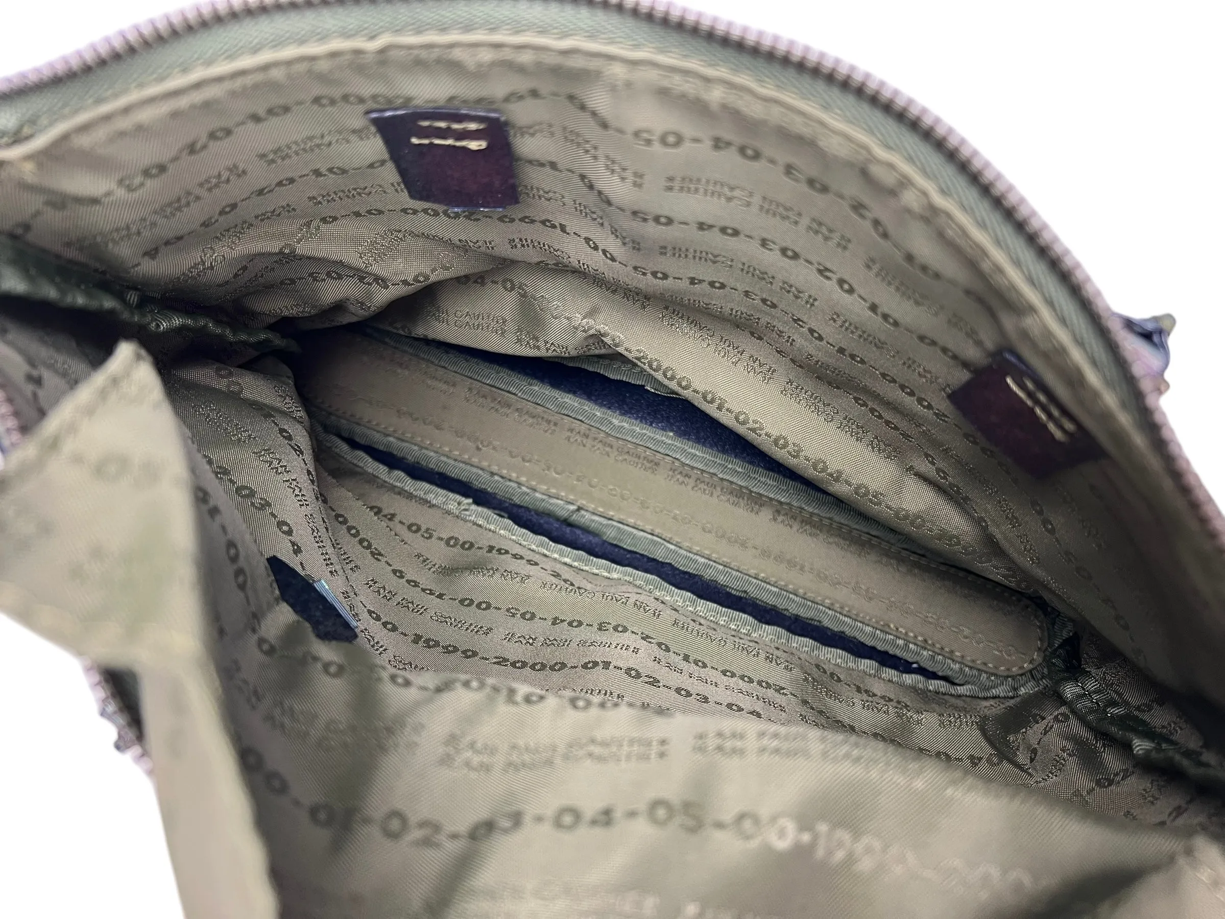 Jean Paul Gaultier F/W 1999 expandable iridescent bag