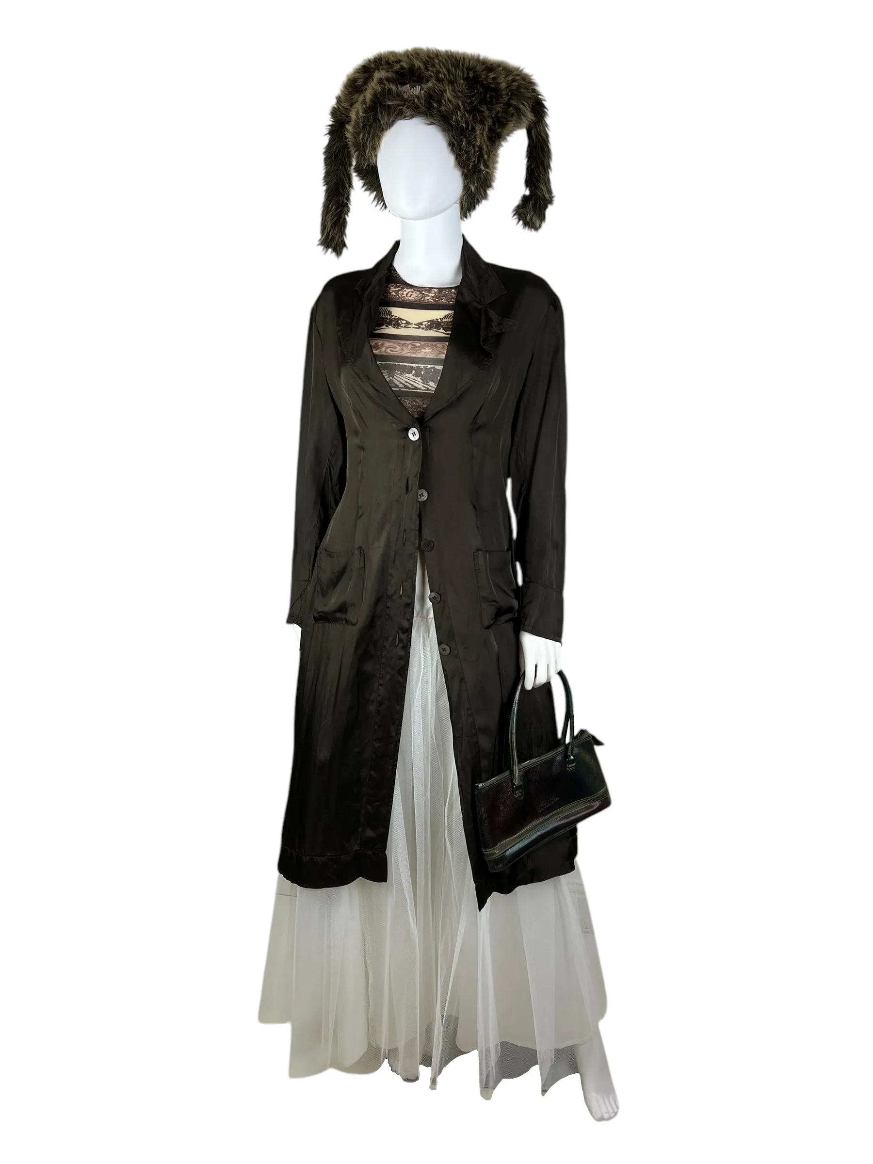 Jean Paul Gaultier F/W 1999 expandable iridescent bag