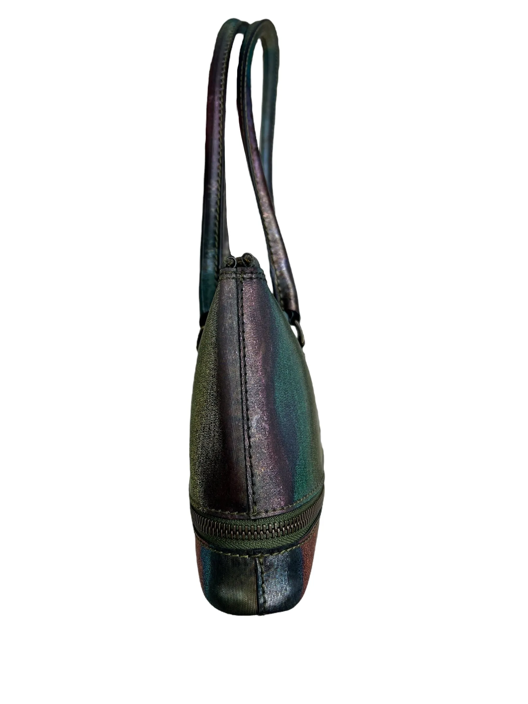 Jean Paul Gaultier F/W 1999 expandable iridescent bag