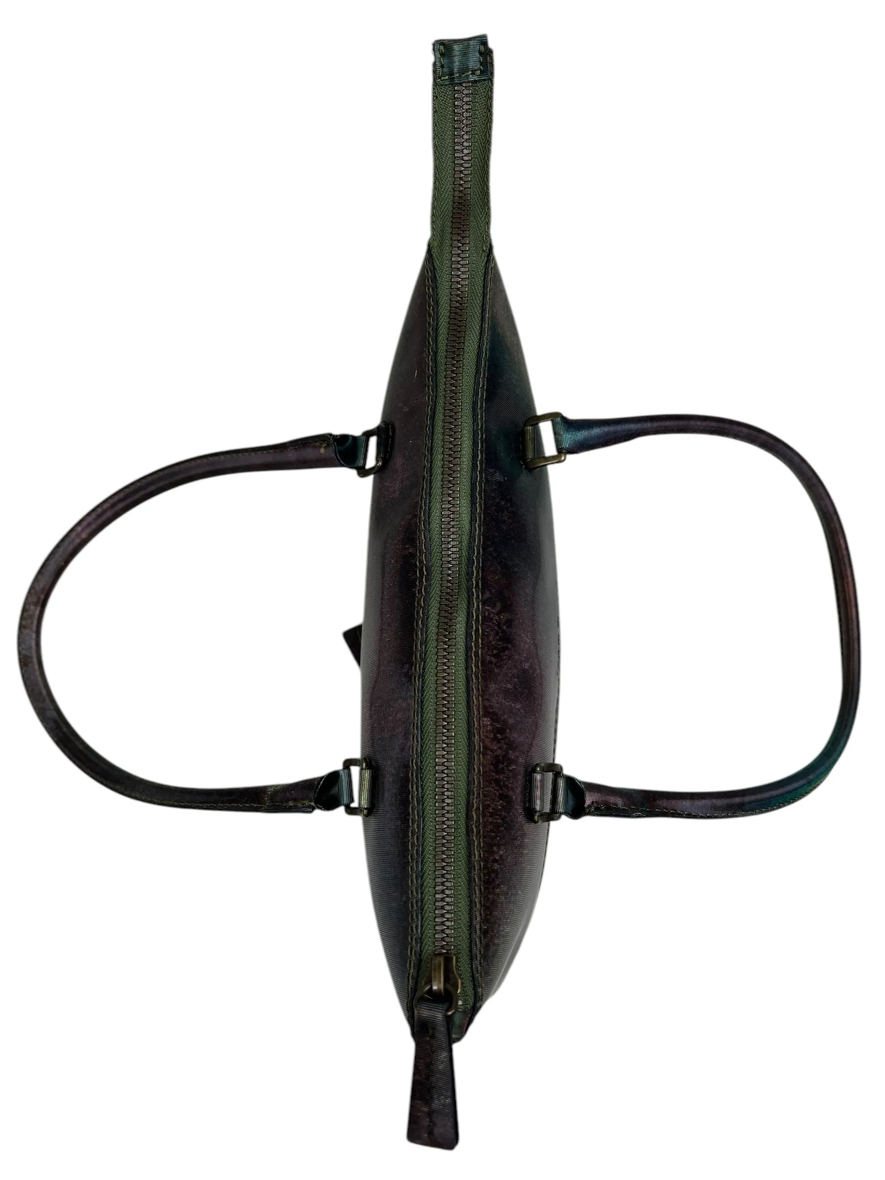 Jean Paul Gaultier F/W 1999 expandable iridescent bag