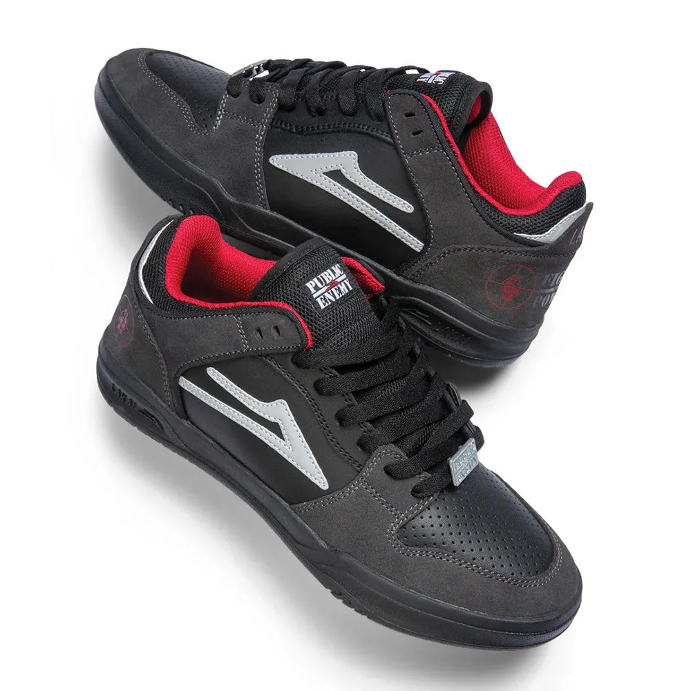 LAKAI TELFORD LOW // BLACK/CHARCOAL SUEDE