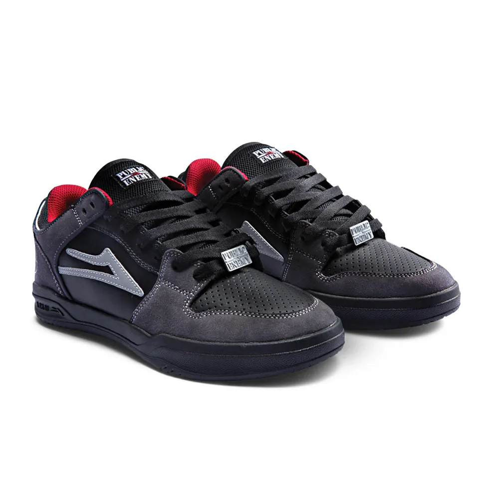 LAKAI TELFORD LOW // BLACK/CHARCOAL SUEDE