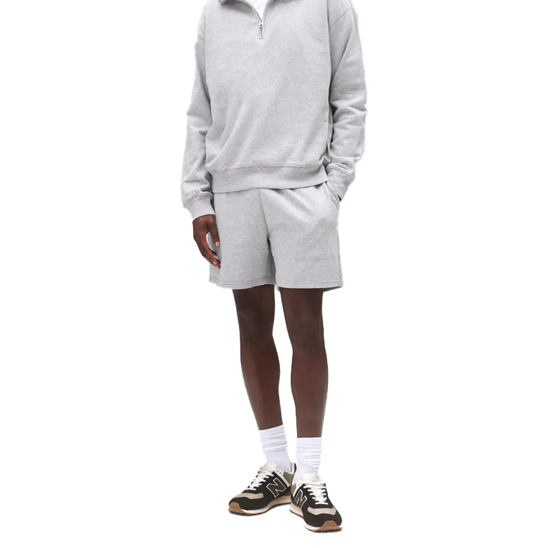 LIGHTWEIGHT TERRY 6 SWEATSHORT HEATHER GREY