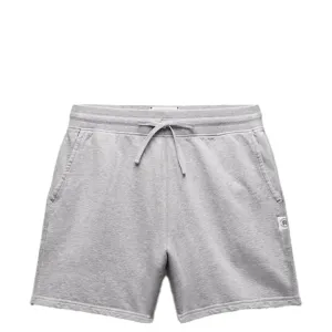 LIGHTWEIGHT TERRY 6 SWEATSHORT HEATHER GREY