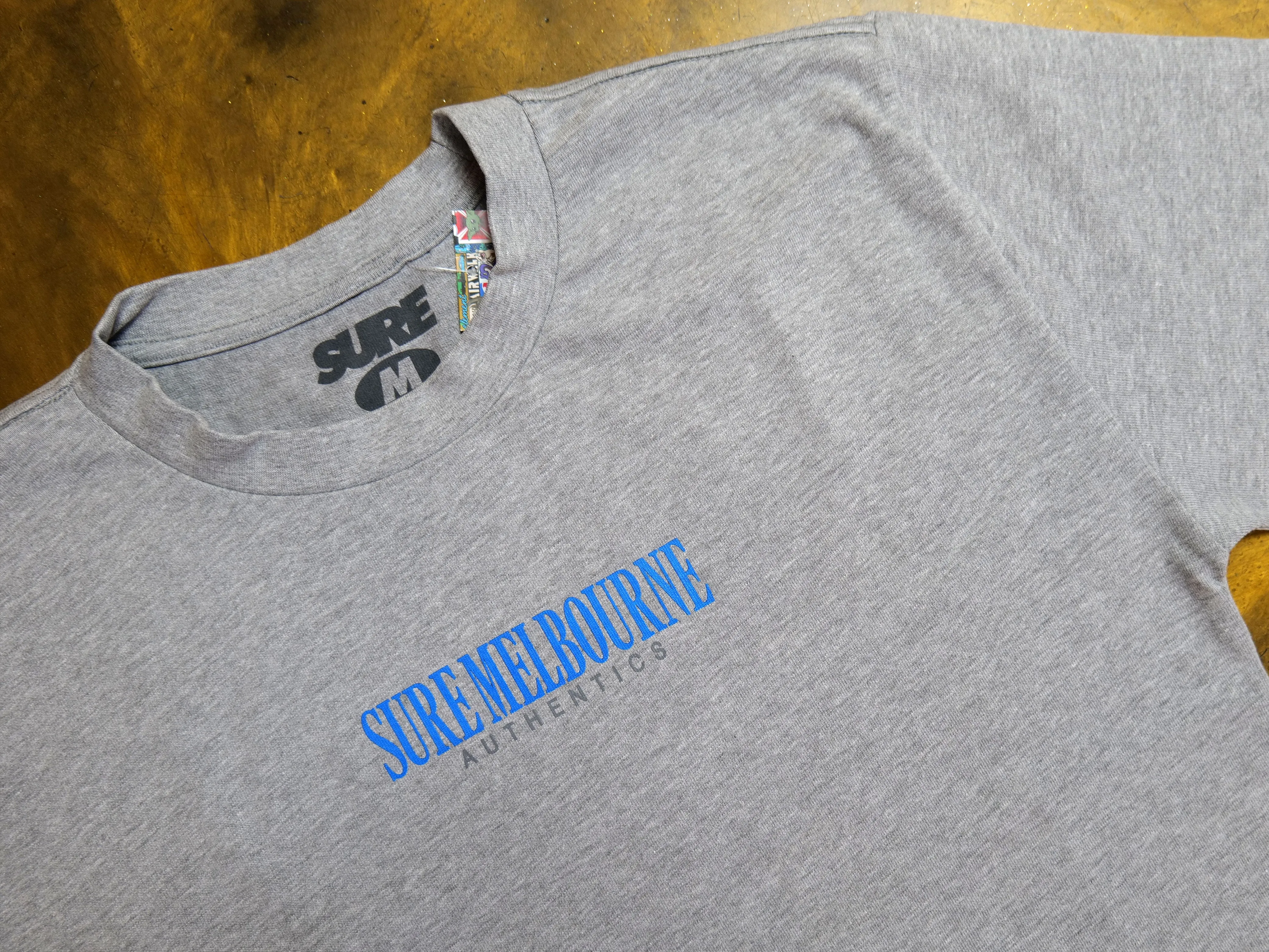Little Lonsdale St. Heavyweight T-Shirt - Athletic Heather / Blue