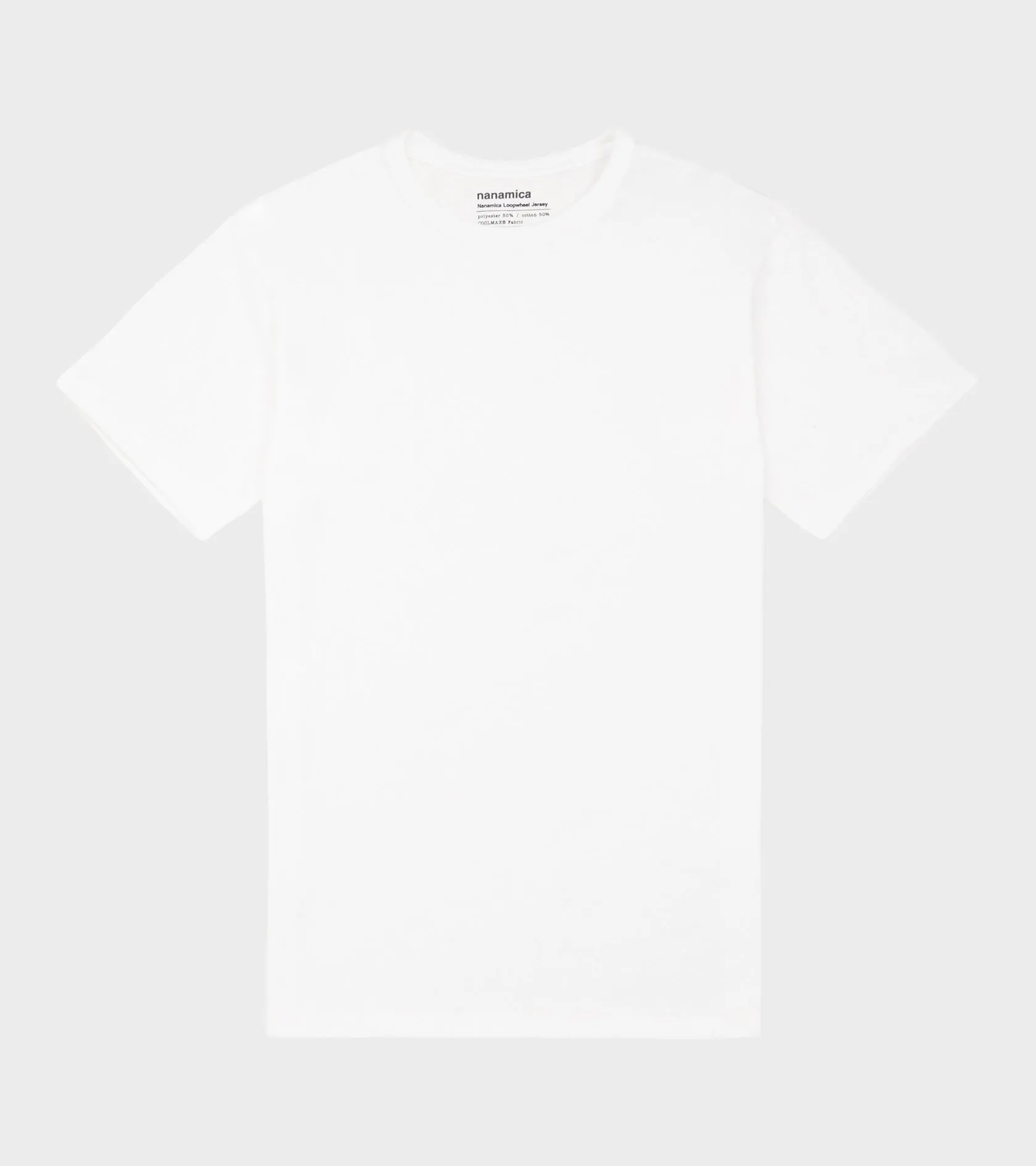 Loopwheel Coolmax Jersey Tee White