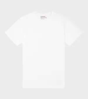 Loopwheel Coolmax Jersey Tee White