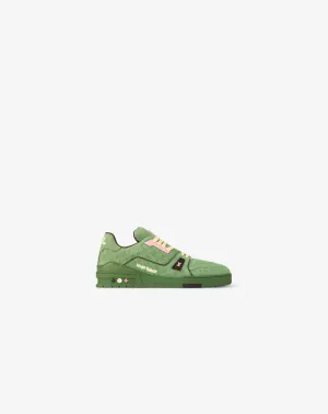 Louis Vuitton Trainer Green Sneakers